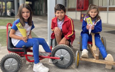 ACOMPAÑAMIENTO Y FORMACIÓN DE VALORES: 6° BÁSICO APADRINA A 1° BÁSICO